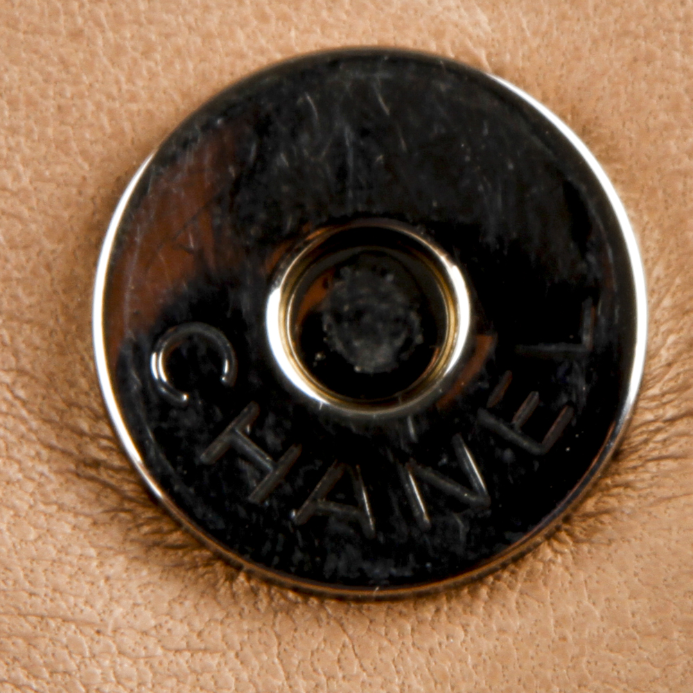 Chanel Rabbit Fur and Pleated Leather CC Logo Shoulder Bag