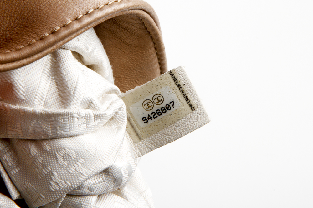 Chanel Rabbit Fur and Pleated Leather CC Logo Shoulder Bag