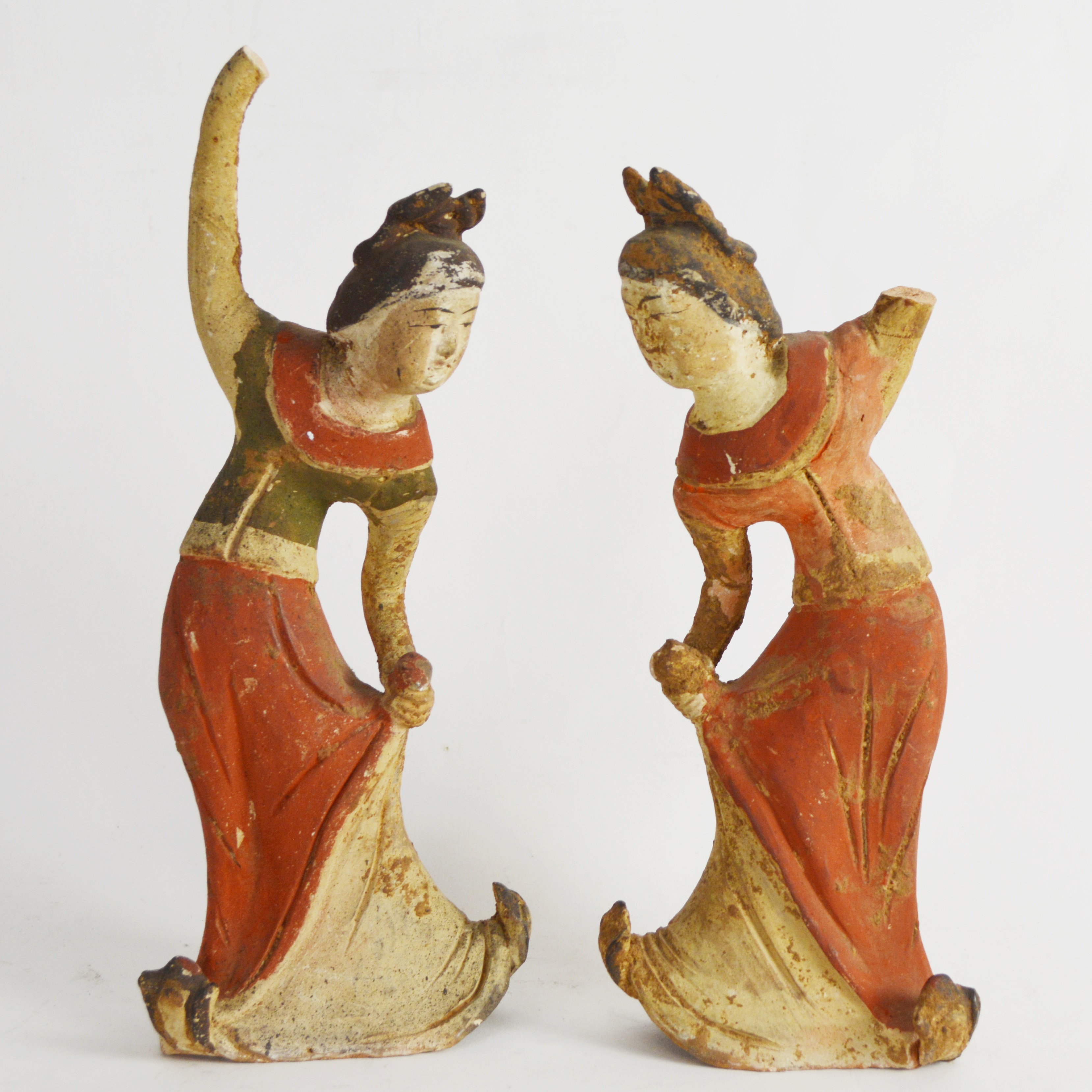 Archaistic Figurines in the Style of Tang Dynasty Tomb Figures