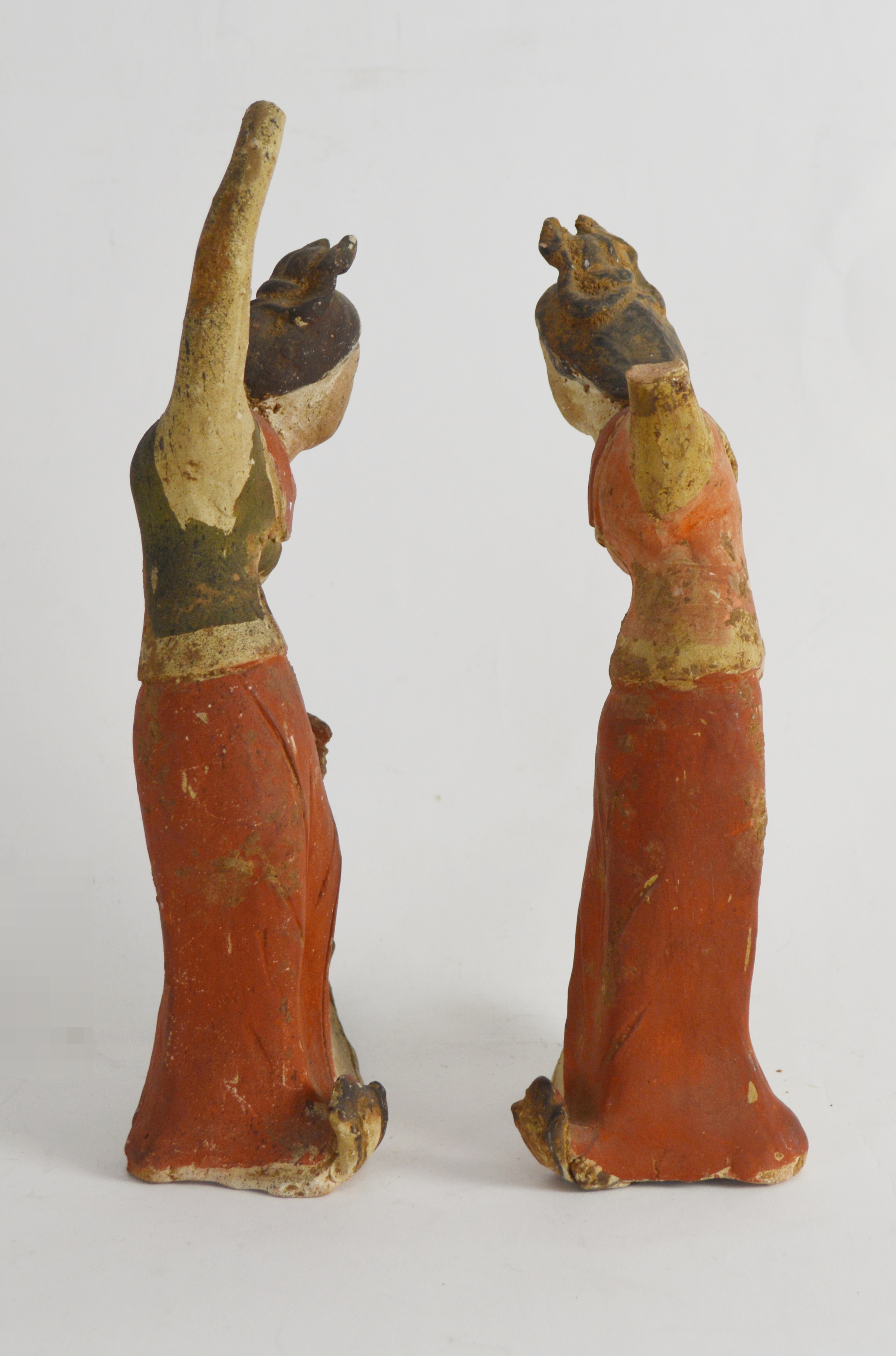 Archaistic Figurines in the Style of Tang Dynasty Tomb Figures