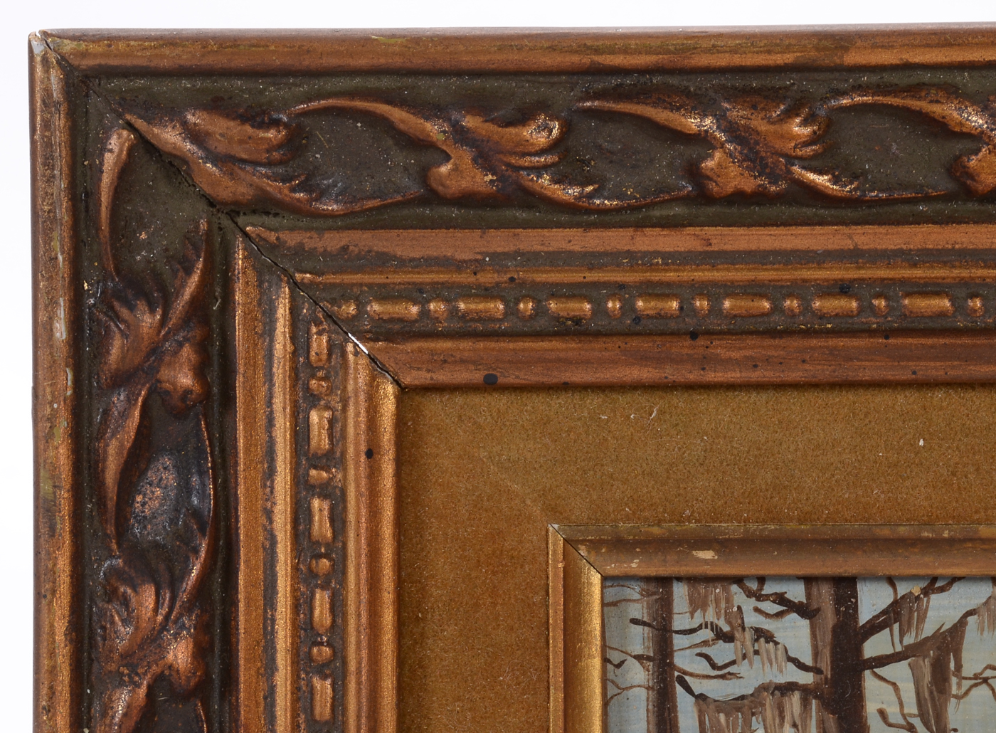 Josef Signed Naïve Tempera Landscape on Composite Board