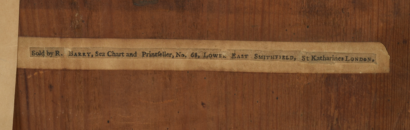 Antique 1794 Mezzotint with Hand-coloring