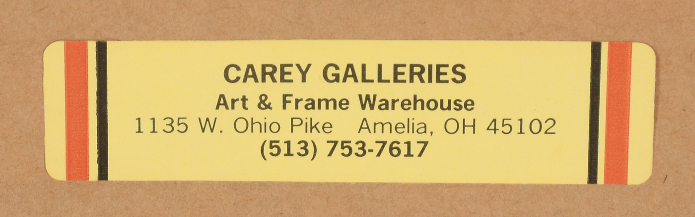 Janet W. Kimberling Signed 1979 Limited Edition Lithograph with Hand-Coloring