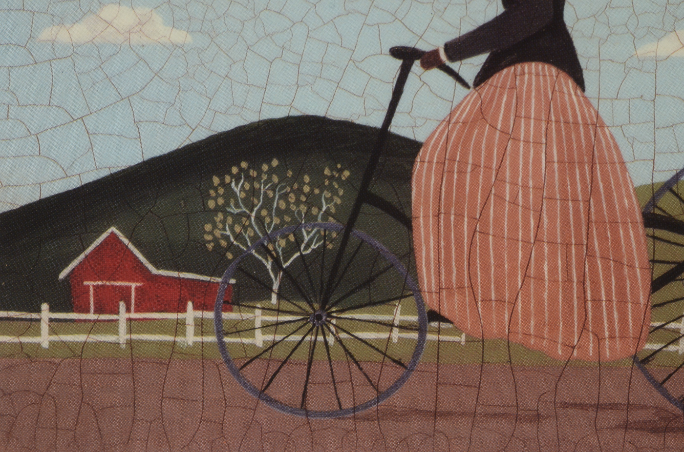 Nancy Lubeck Signed Limited Edition Offset Lithograph "Bike for Two"