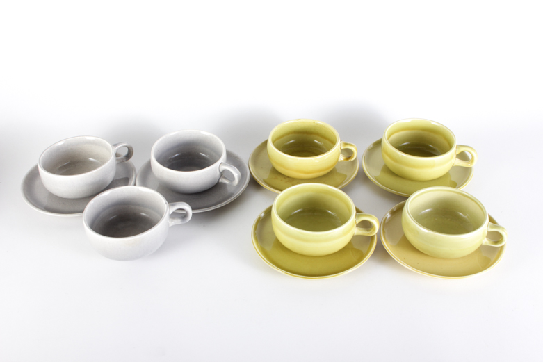 Set of Russel Wright Ceramic Dishware