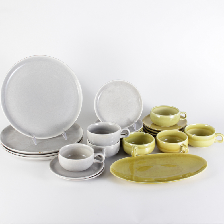 Set of Russel Wright Ceramic Dishware