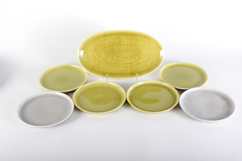 Set of Russel Wright Ceramic Dishware