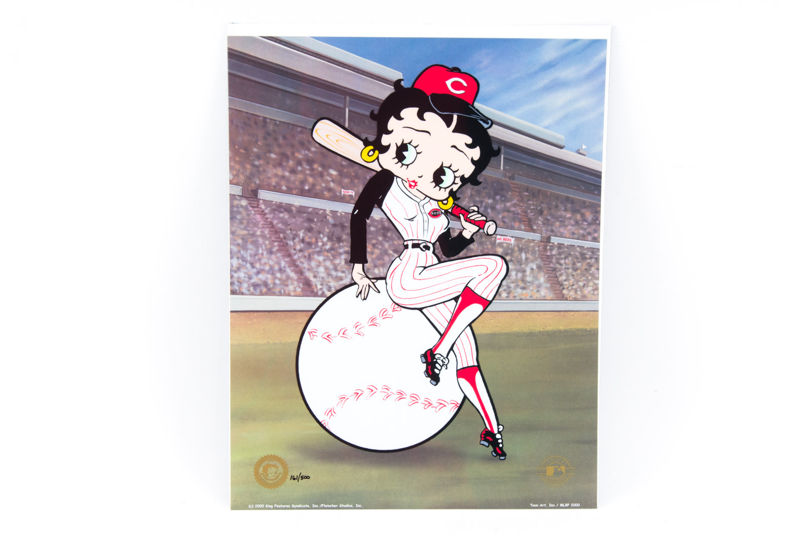 "Betty On Deck" Cincinnati Reds Animation Sericel
