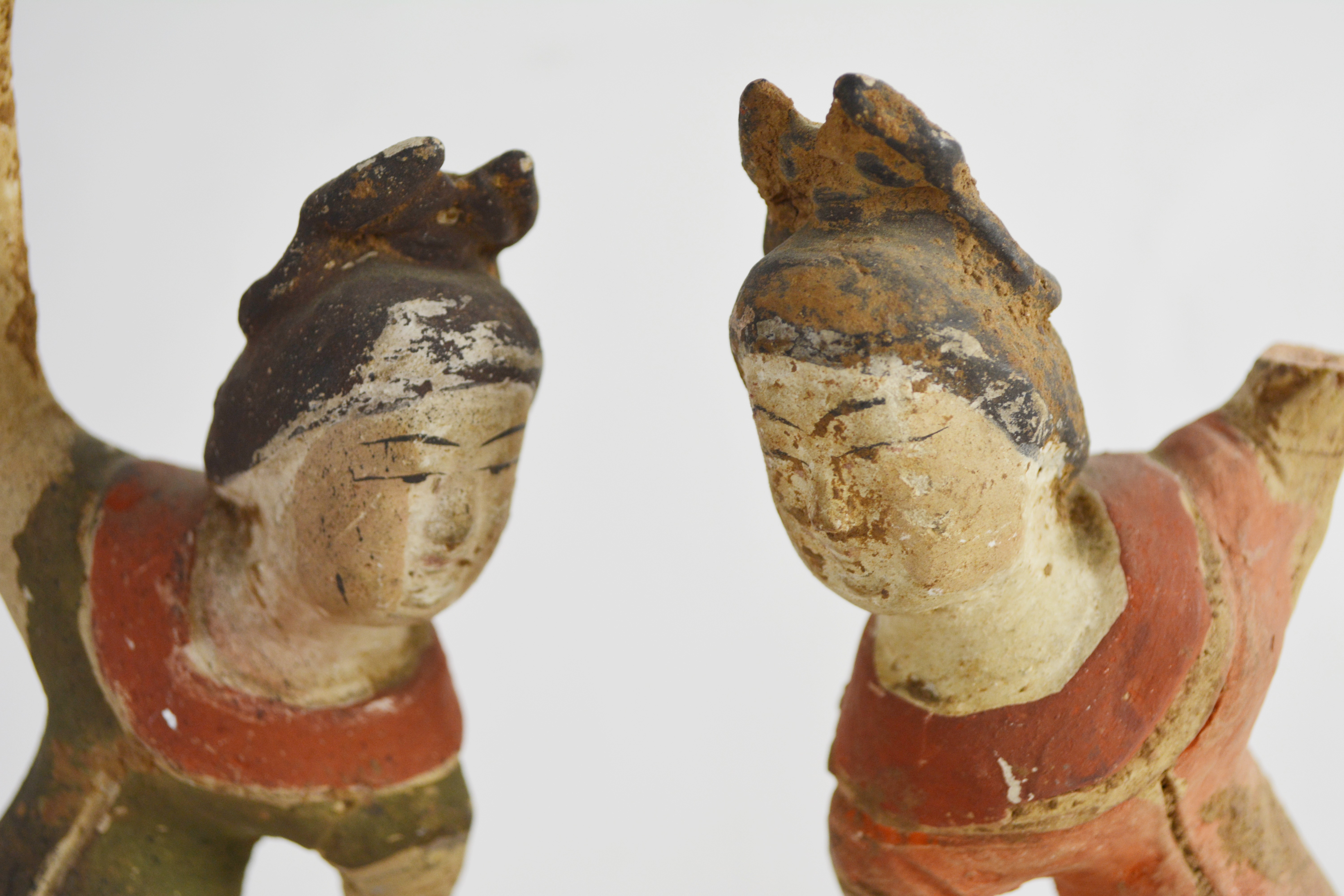 Archaistic Figurines in the Style of Tang Dynasty Tomb Figures