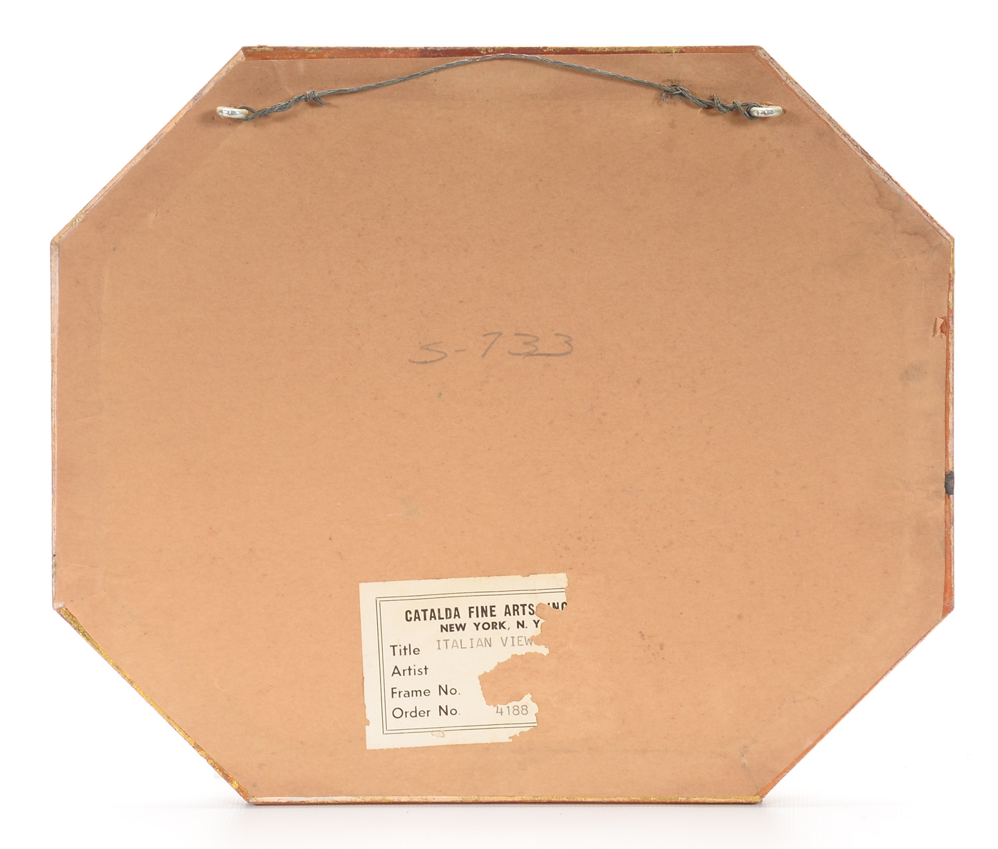 Hand-Colored Lithographic Reproduction after Engraving of Italian Cityscape Genre Scene