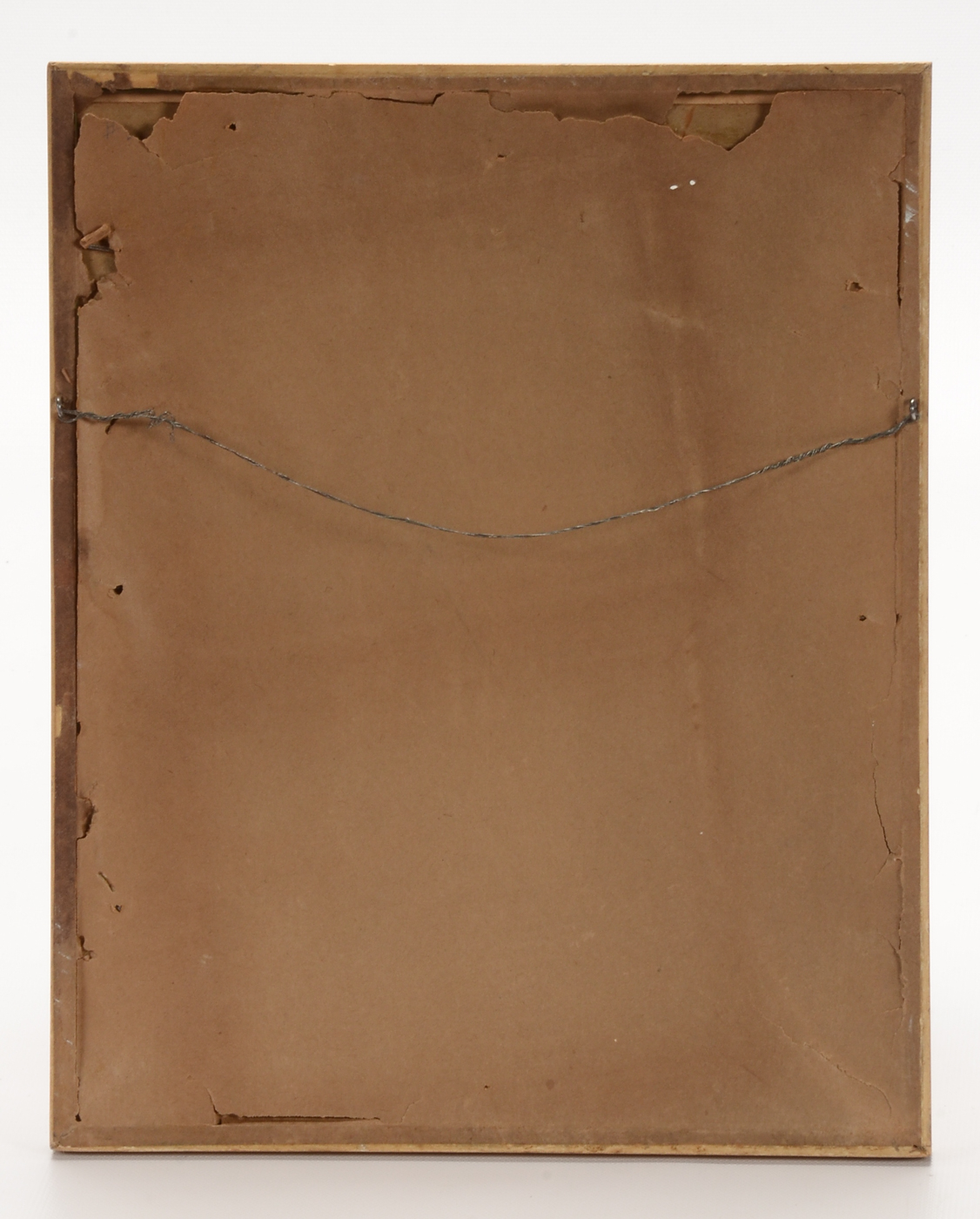 Margaret Ann Gaug Signed Miniature Etching "Me and My Dog"