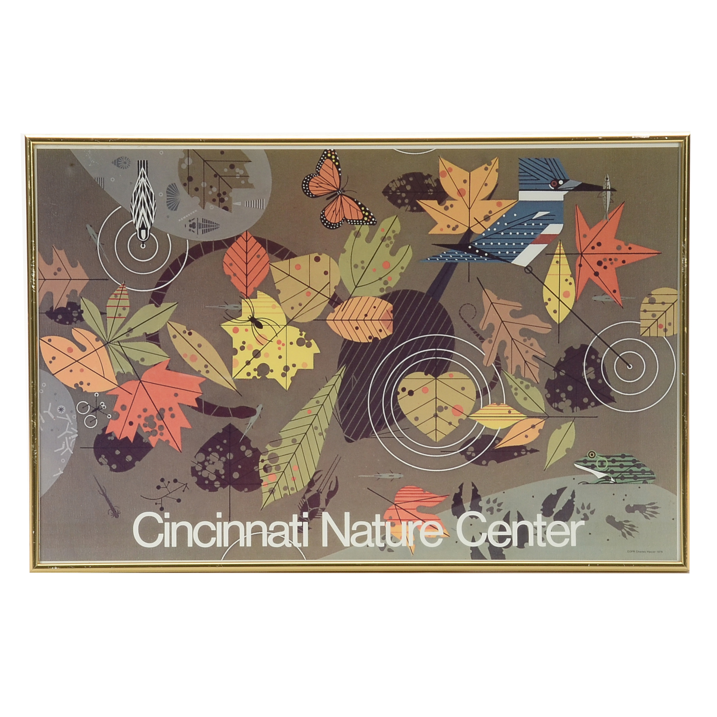1970 Poster for Cincinnati Nature Center Designed by Charley Harper