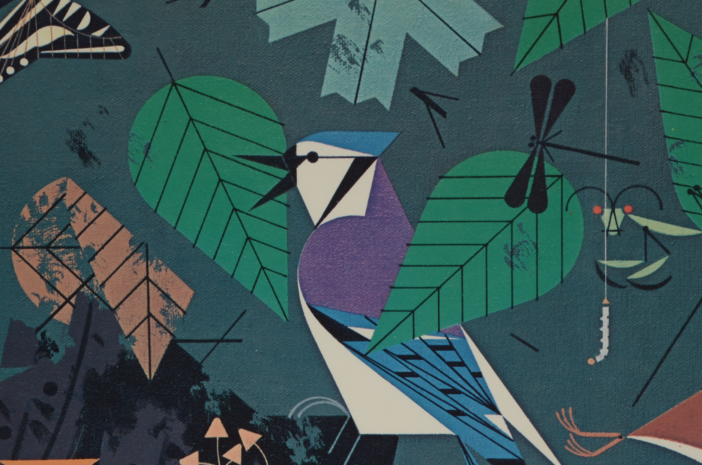 1977 Poster for Cincinnati Nature Center Designed by Charley Harper