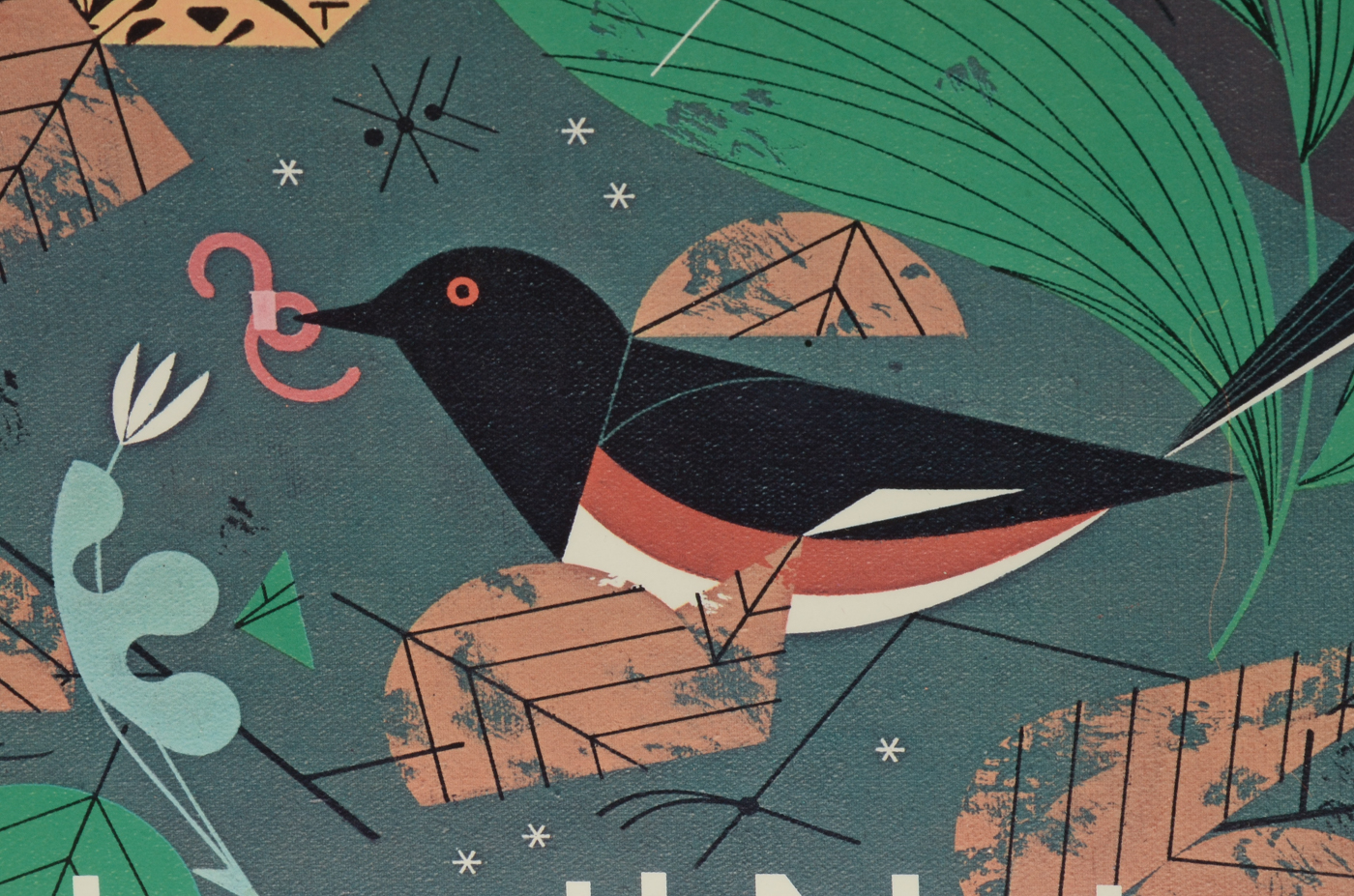 1977 Poster for Cincinnati Nature Center Designed by Charley Harper