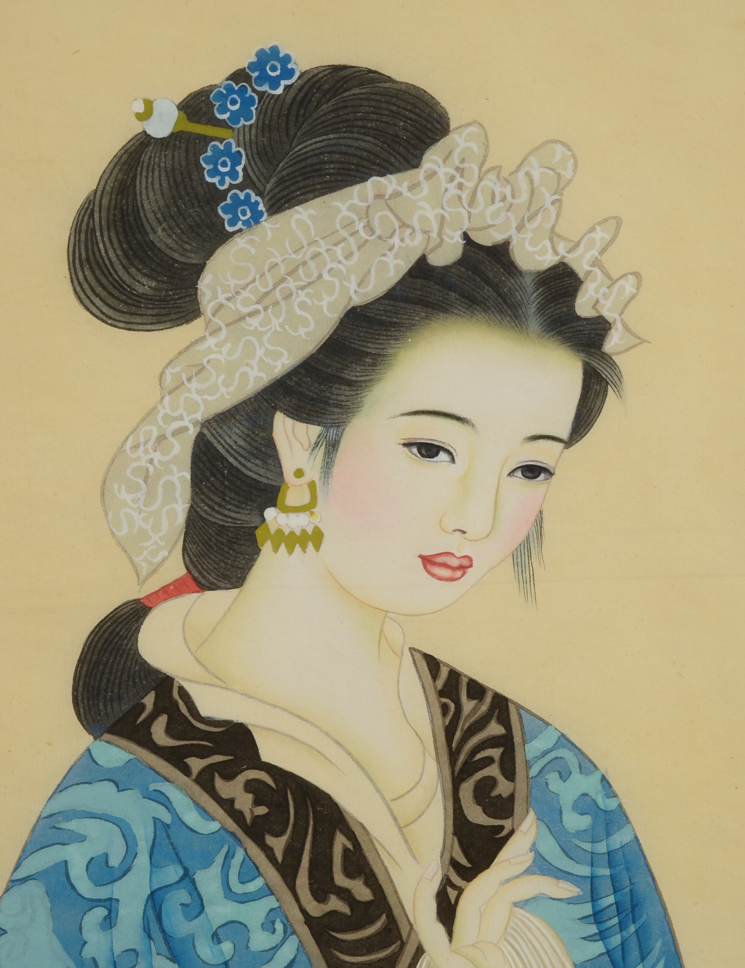 Contemporary Original Chinese Gouache Painting on Paper