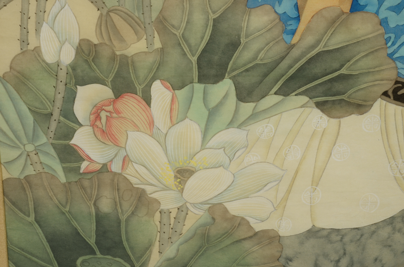 Contemporary Original Chinese Gouache Painting on Paper