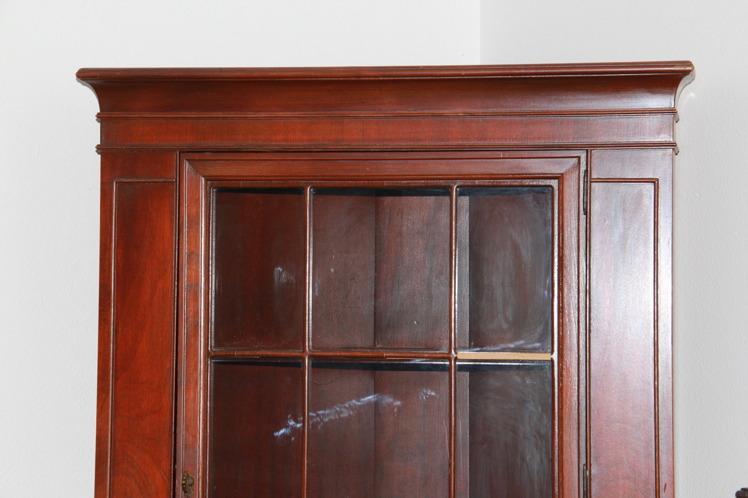 Vintage Mahogany Corner Cabinet