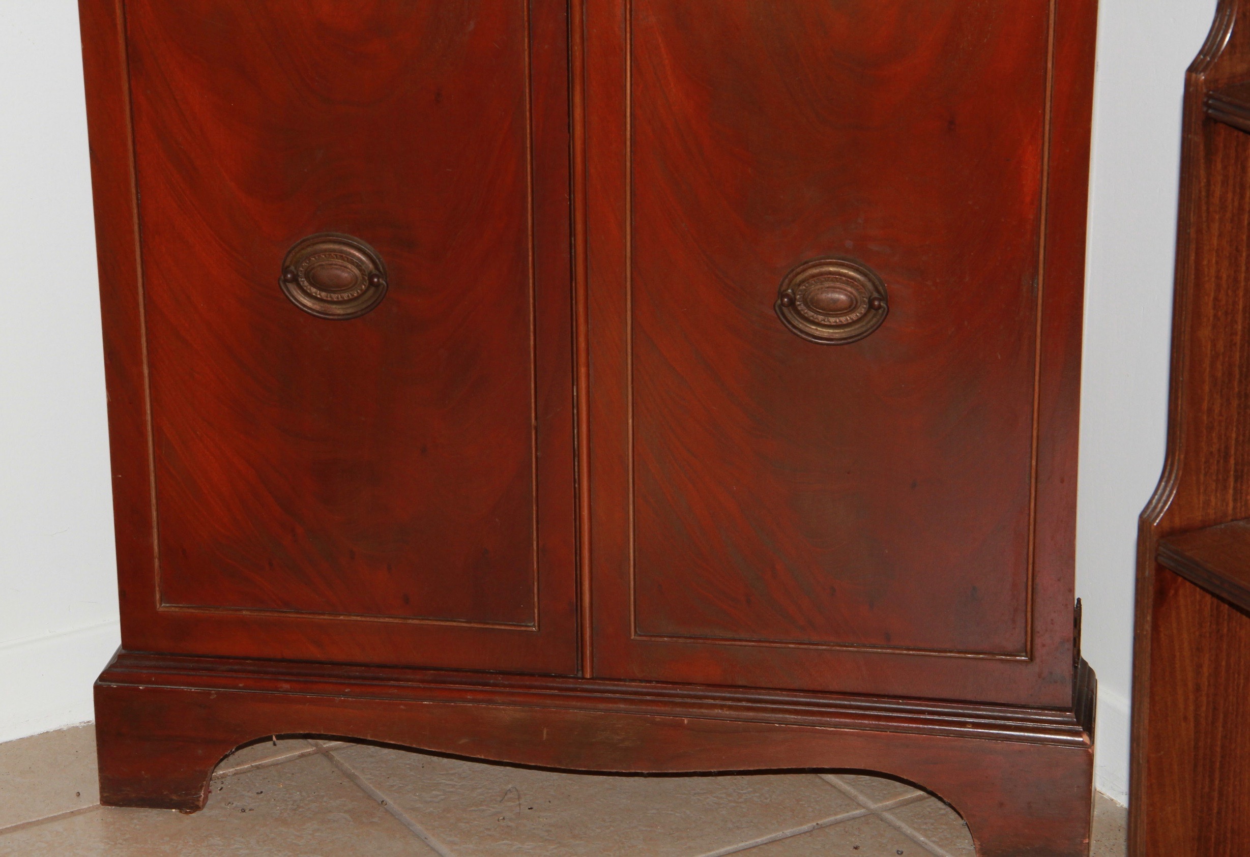 Vintage Mahogany Corner Cabinet