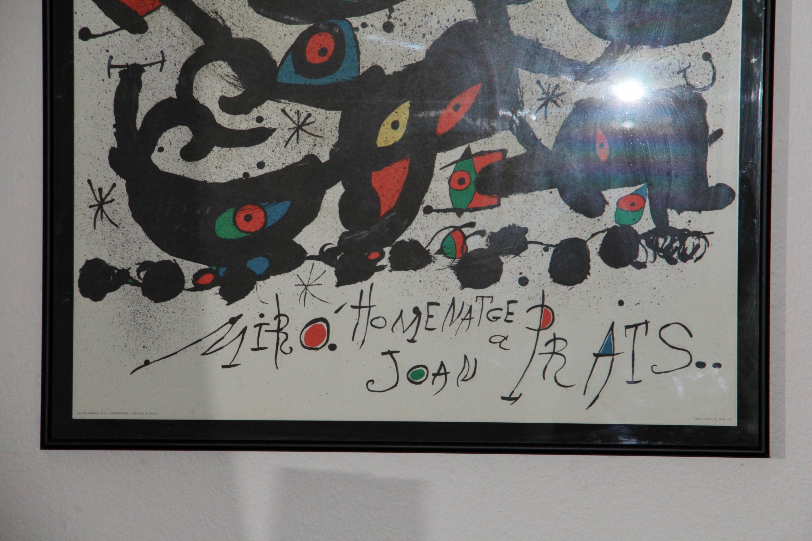 Joan Miro Offset Lithographs of Original Exhibition Posters