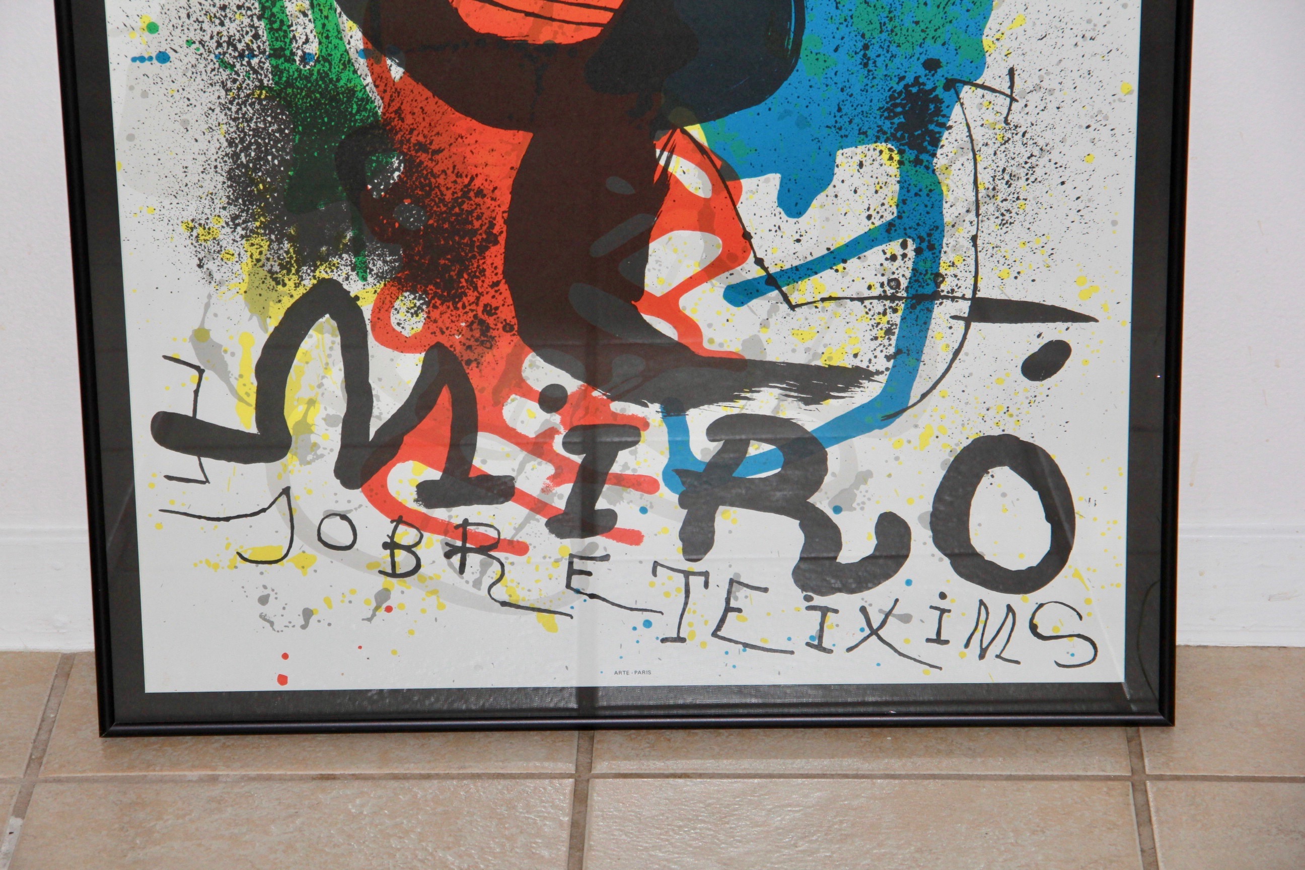 Joan Miro Offset Lithographs of Original Exhibition Posters