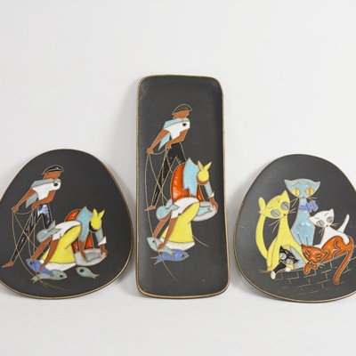 German Rusha Decorative Wall Plates