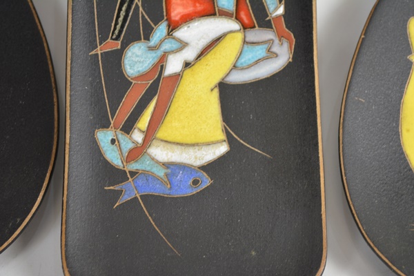 German Rusha Decorative Wall Plates