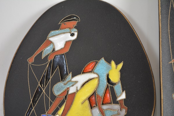 German Rusha Decorative Wall Plates