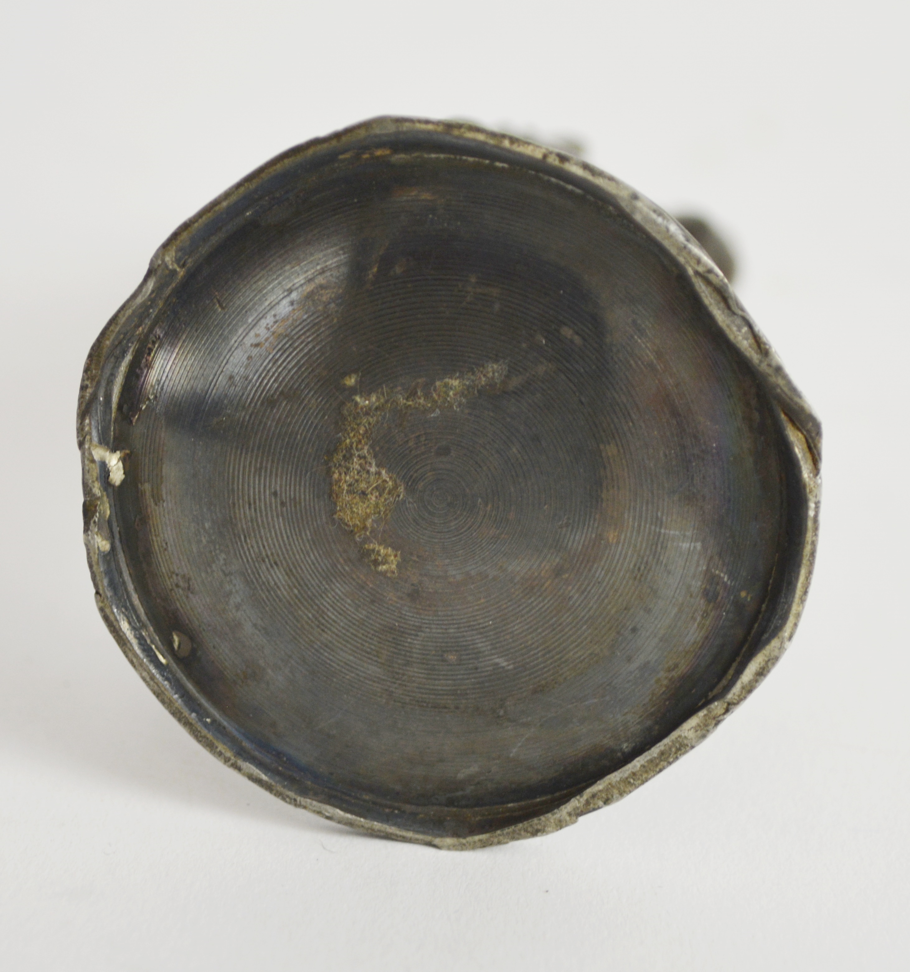 Metal Dragon Bowl and Figurine