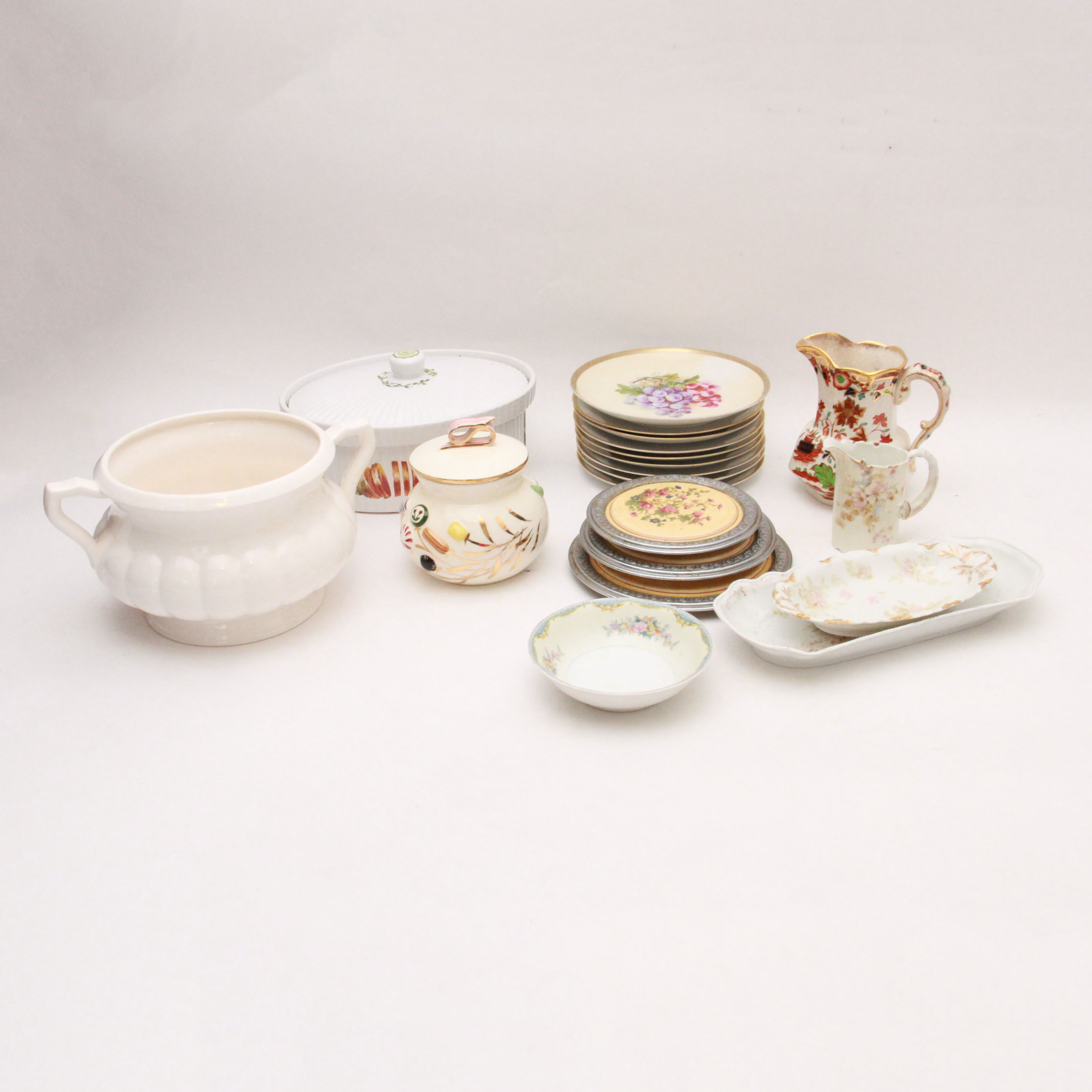 Ceramic and Porcelain Floral Tableware