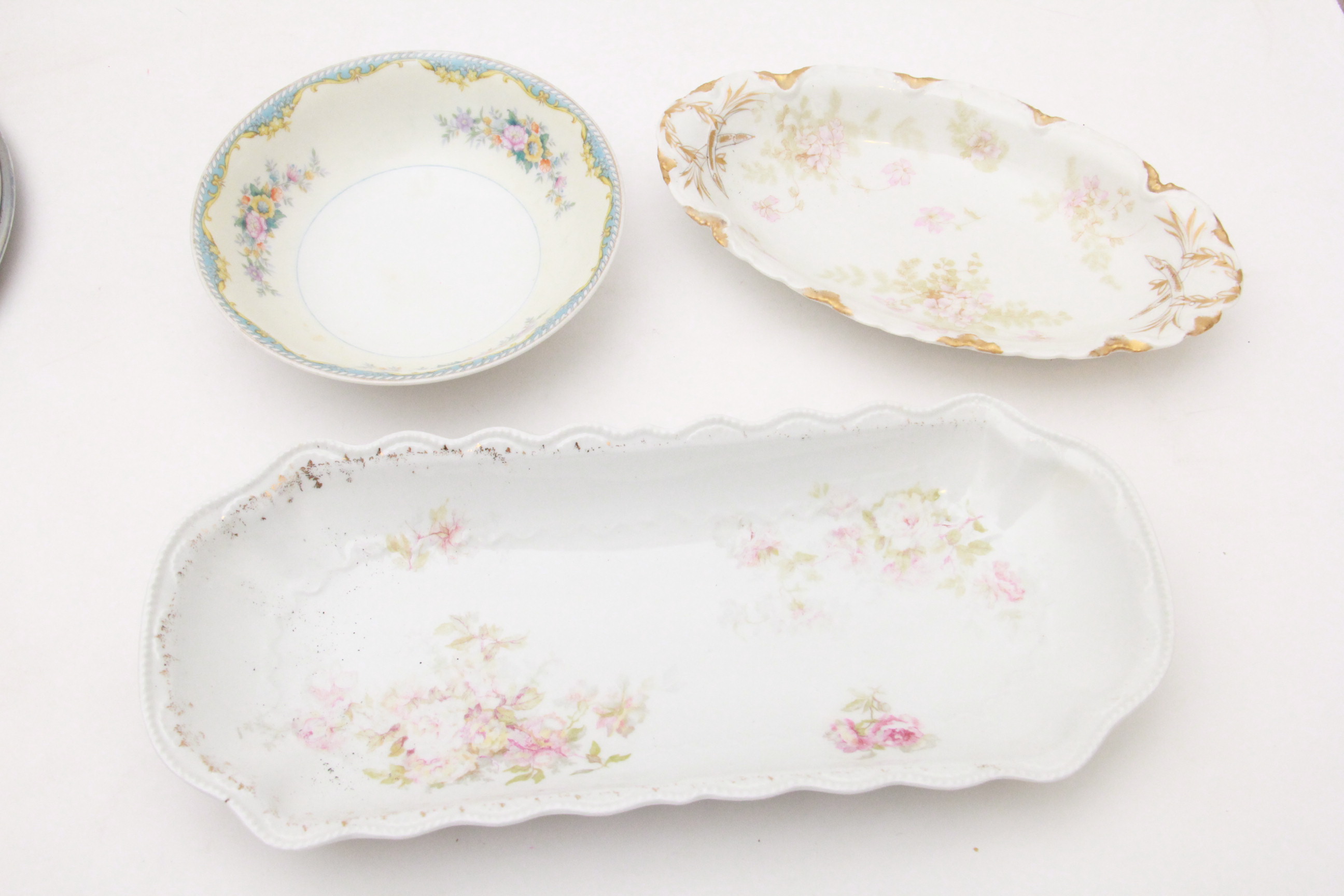Ceramic and Porcelain Floral Tableware