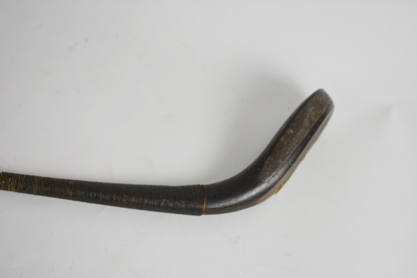Antique Long Nose Wood Golf Club by J. Allan