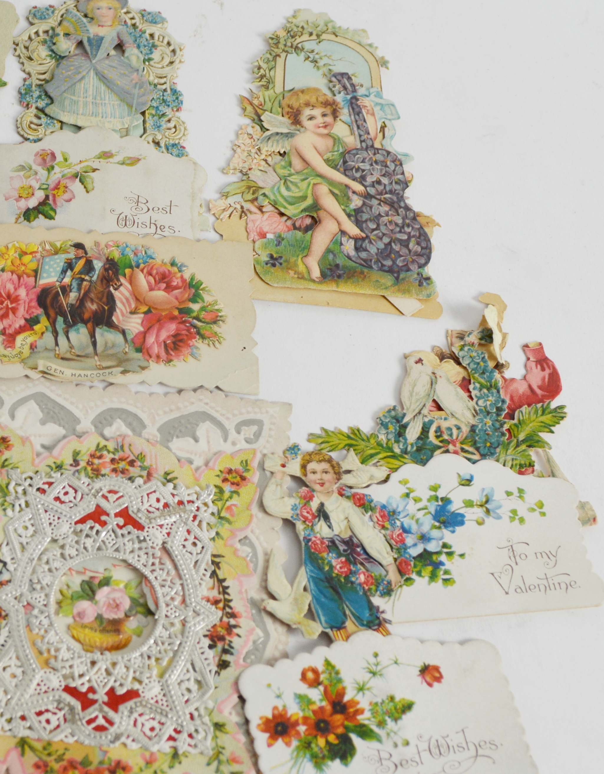 Antique Card Collection, Mostly Valentines