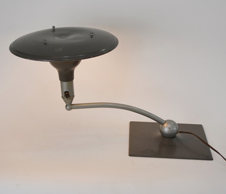Vintage Metal Desk Light by Sight Light Corporation
