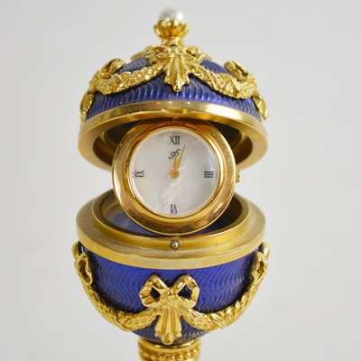 La Petite Faberge Imperial Heirloom Clock