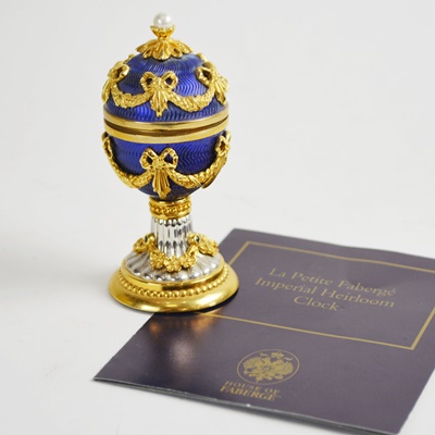 La Petite Faberge Imperial Heirloom Clock