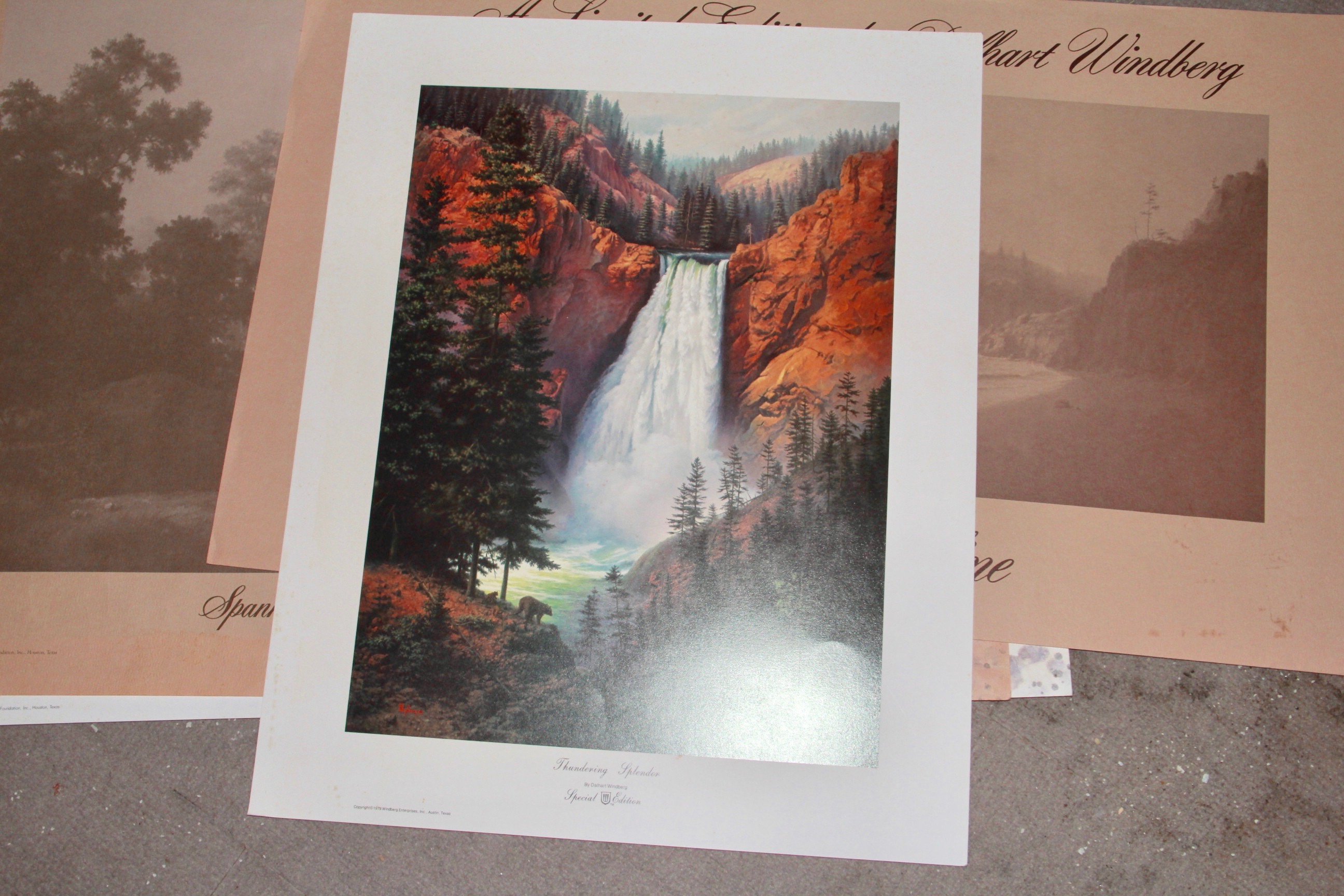 Collection of Dalhart Windberg Offset Lithographs of Landscapes