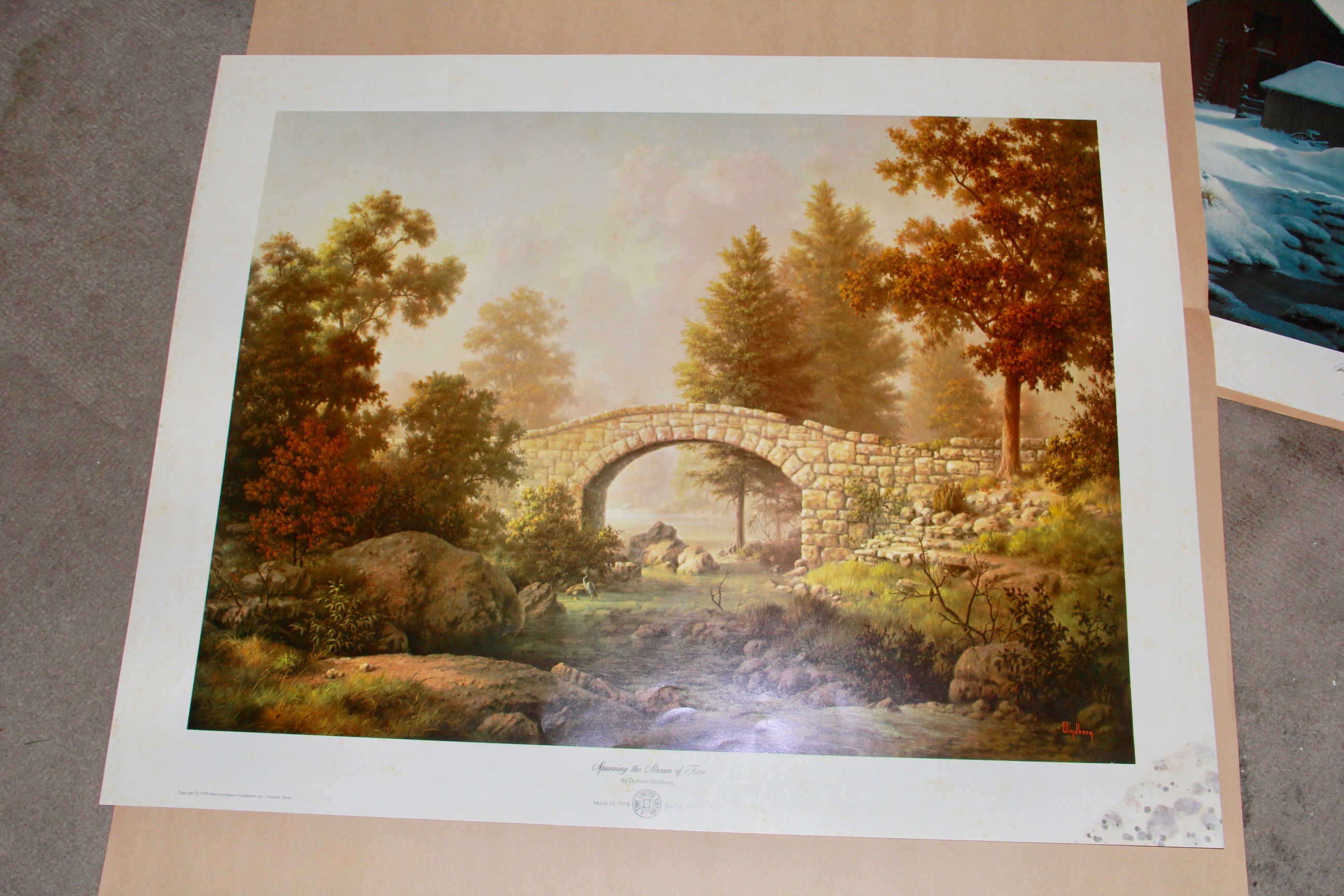 Collection of Dalhart Windberg Offset Lithographs of Landscapes