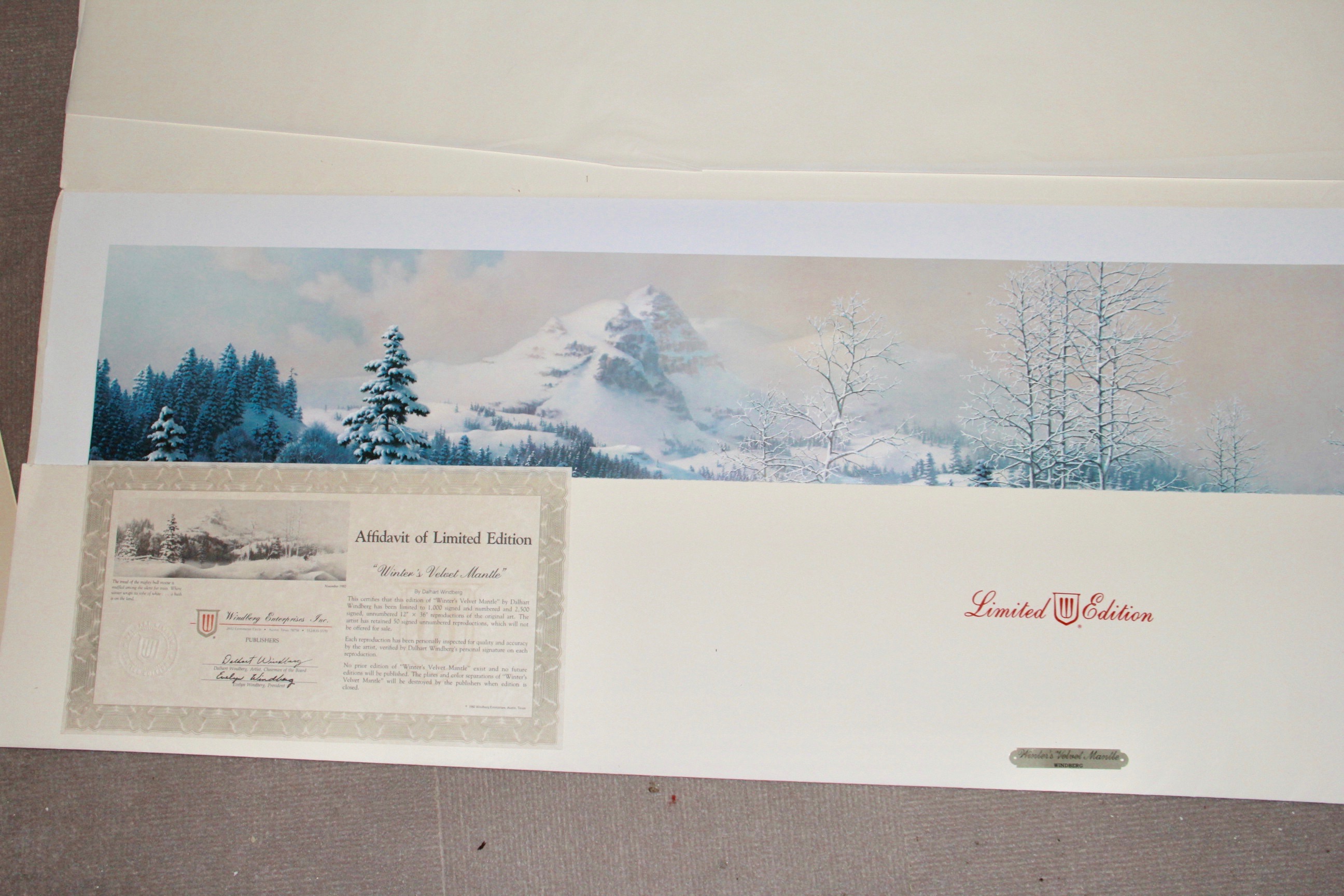Collection of Dalhart Windberg Offset Lithographs of Landscapes