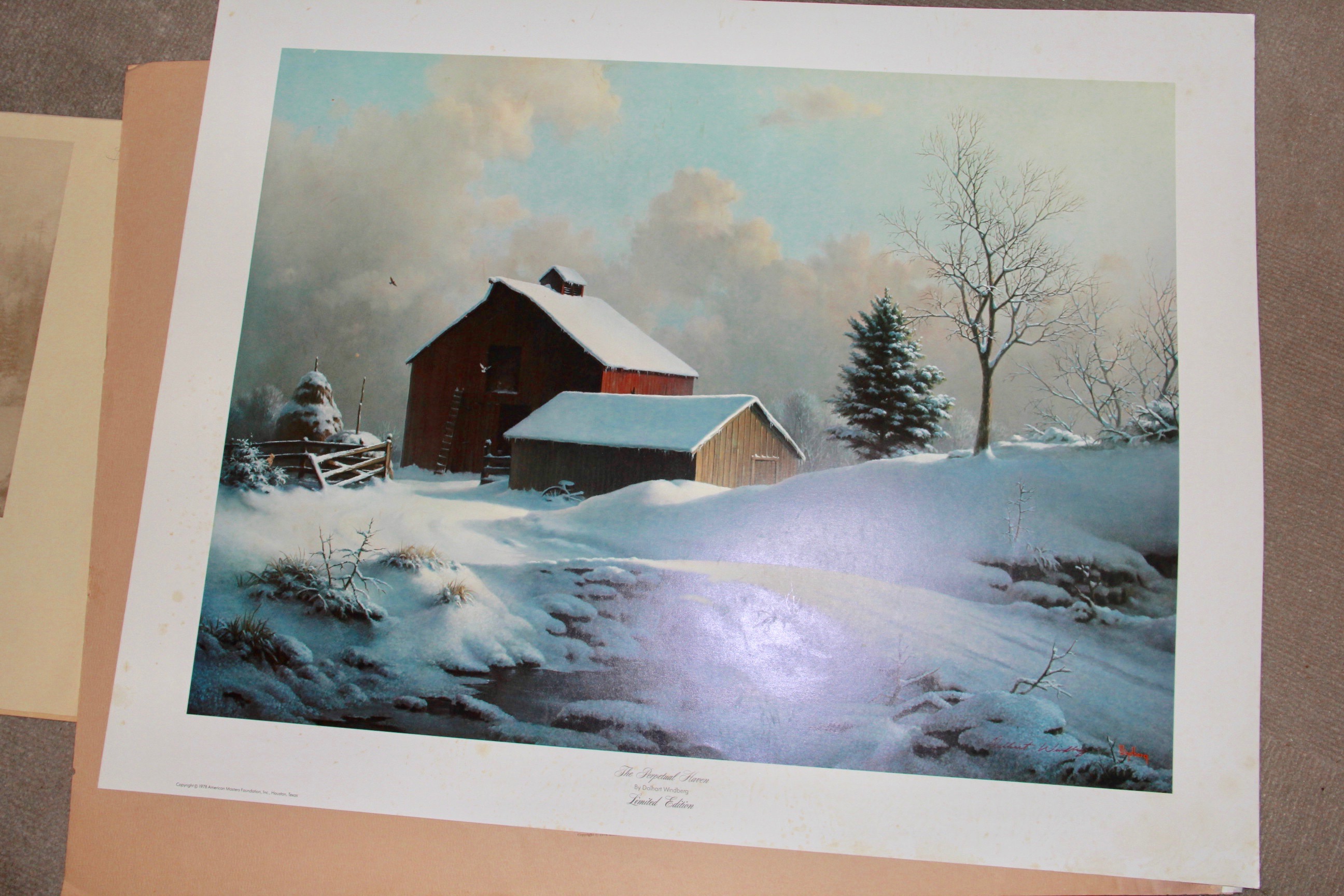 Collection of Dalhart Windberg Offset Lithographs of Landscapes