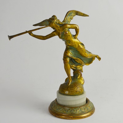 Angel Herald Metal Figurine