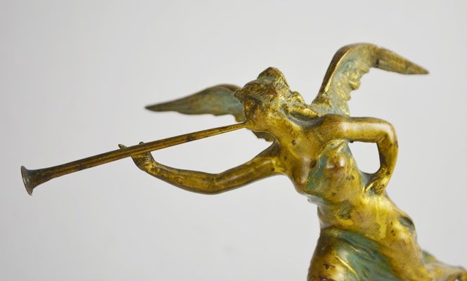 Angel Herald Metal Figurine