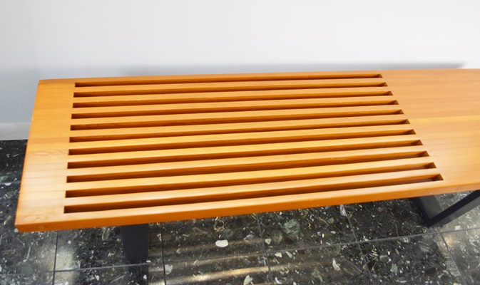 Mid Century Modern Nelson Style Bench