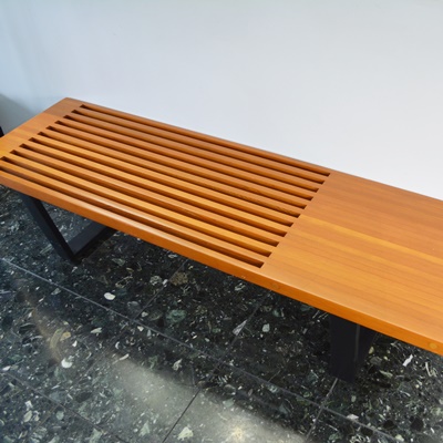 Mid Century Modern Nelson Style Bench