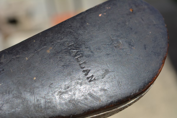 Antique Long Nose Wood Golf Club by J. Allan