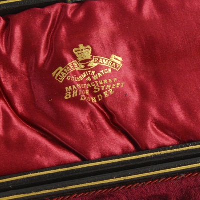 Antique Mother of Pearl Handle Serving Set With Sterling Fork