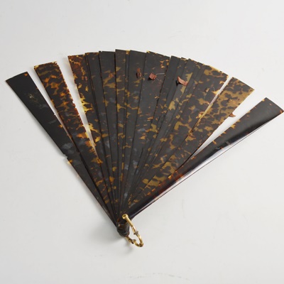 Vintage Tortoise Shell Hand Fan
