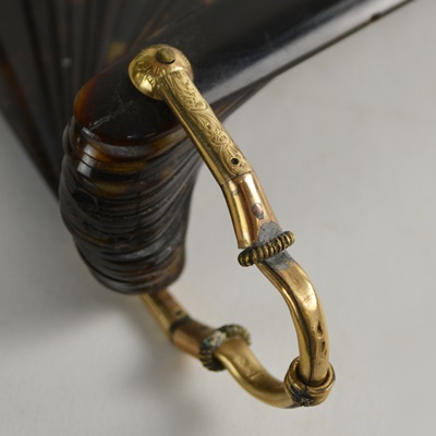 Vintage Tortoise Shell Hand Fan