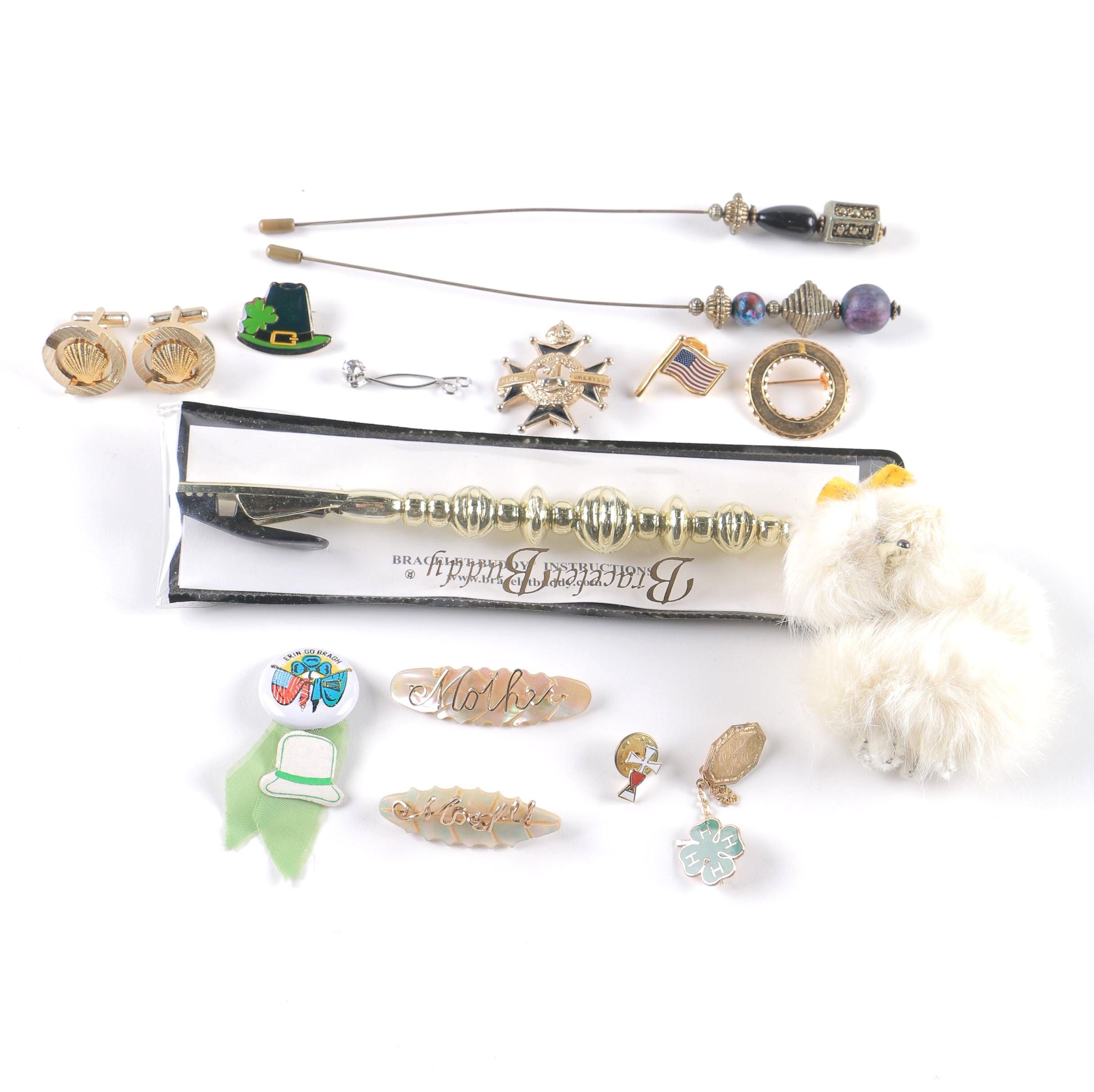 Costume Jewelry Pins and Accessories
