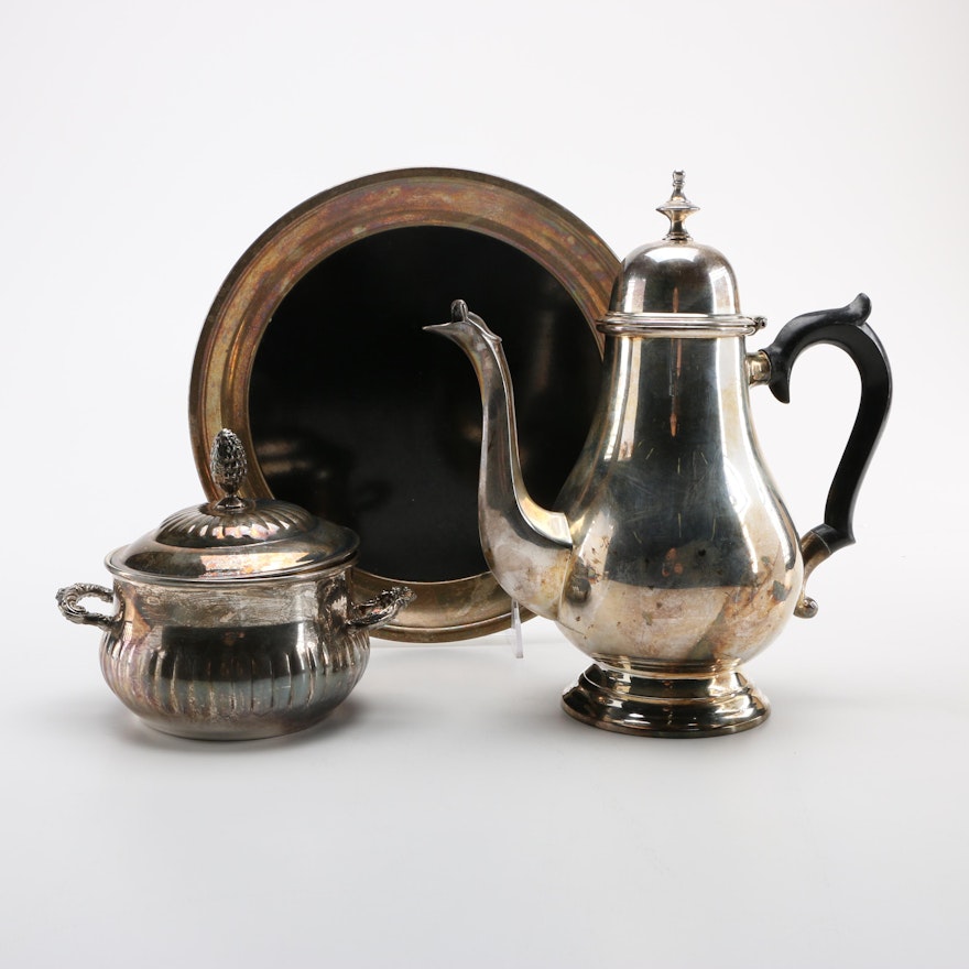 Leonard and Additional Silver Plate Tableware