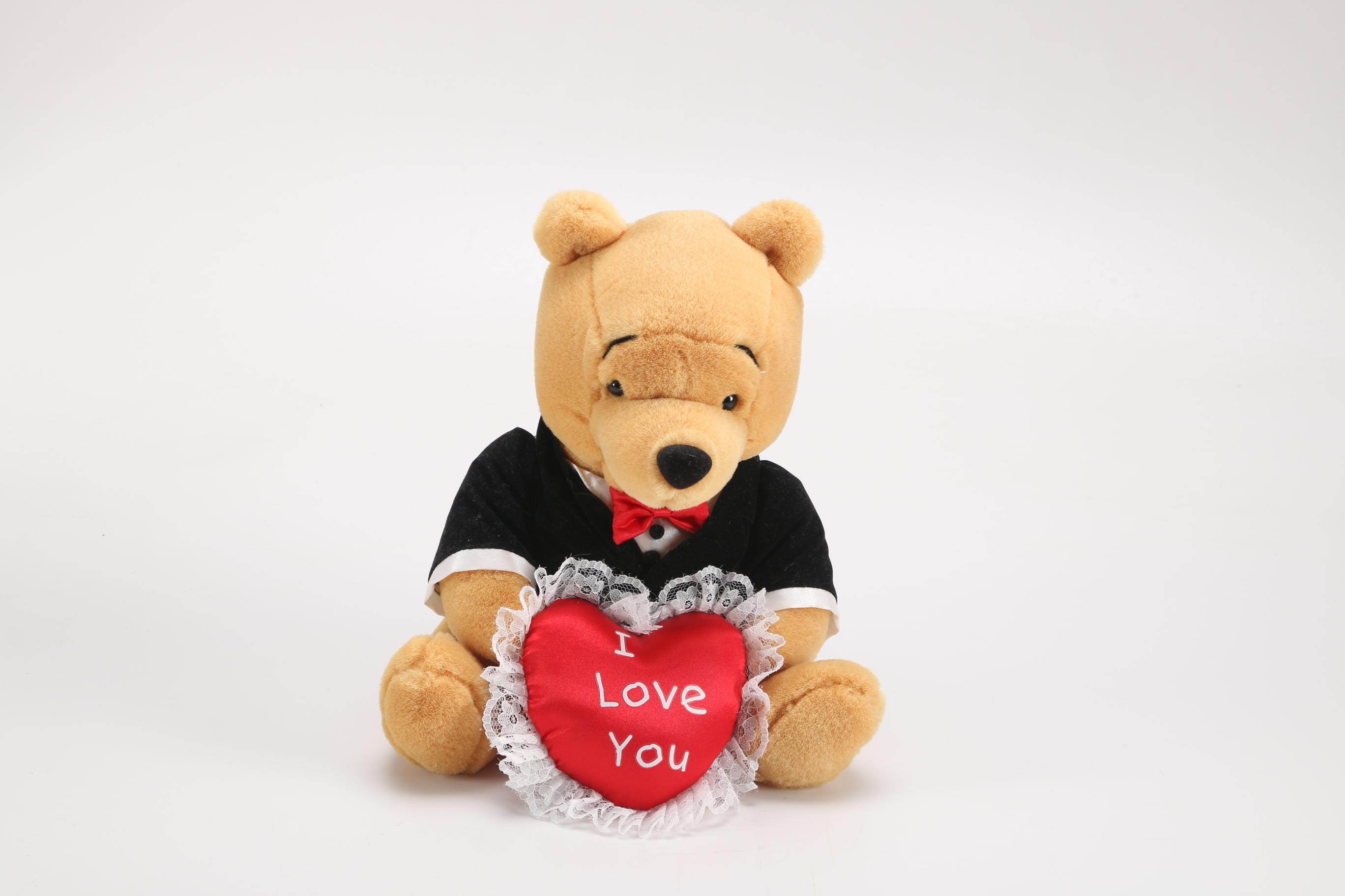 Stuffed Bears Including Signed Robert Raikes Bear